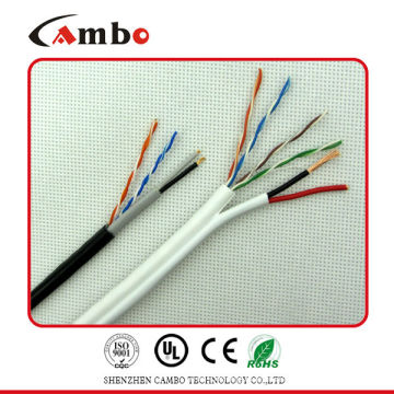 Cabo Ethernet CAT5 para alimentação cctv